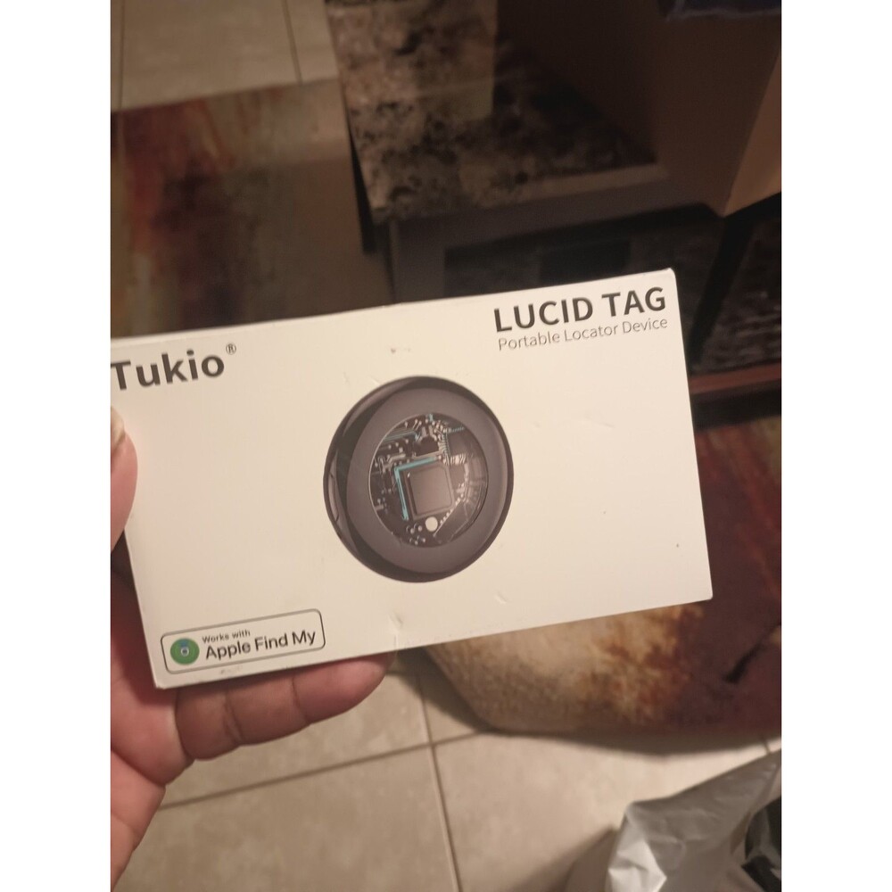 Tukio Apple Find My Lucid Tag Apple  Certified Light Black 3 Pack